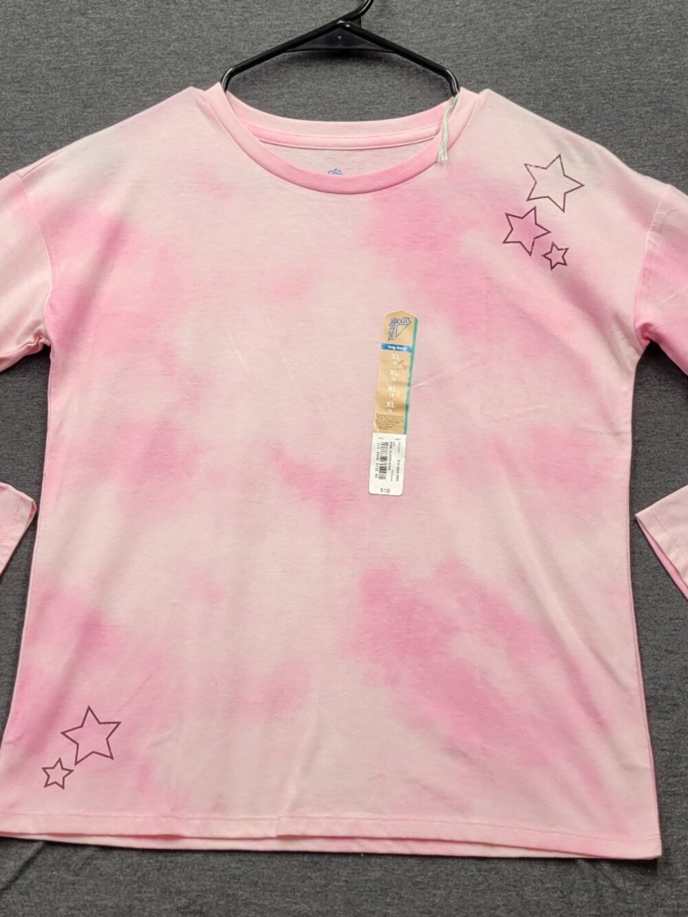 Girls shirt, ThereAbouts, size 16, pink, new